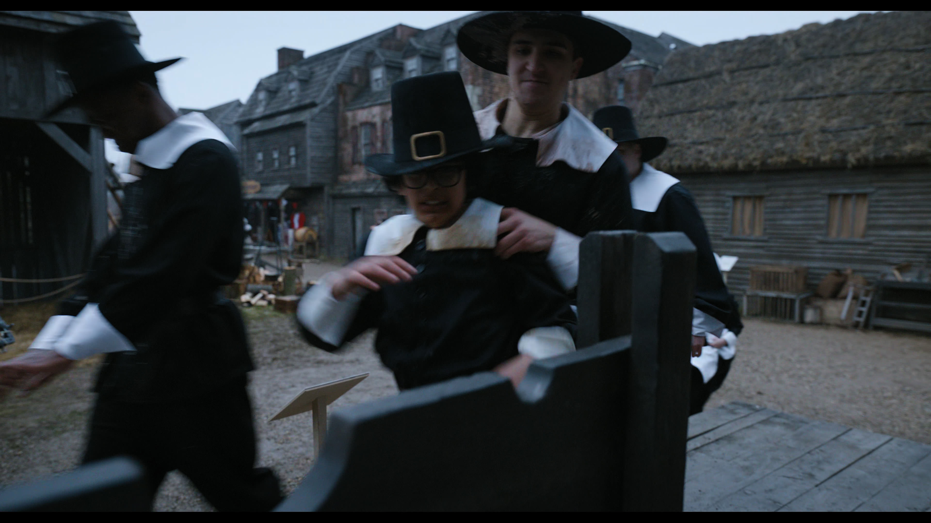 Wednesday S01E03 “Friend or Woe” movie still 1948