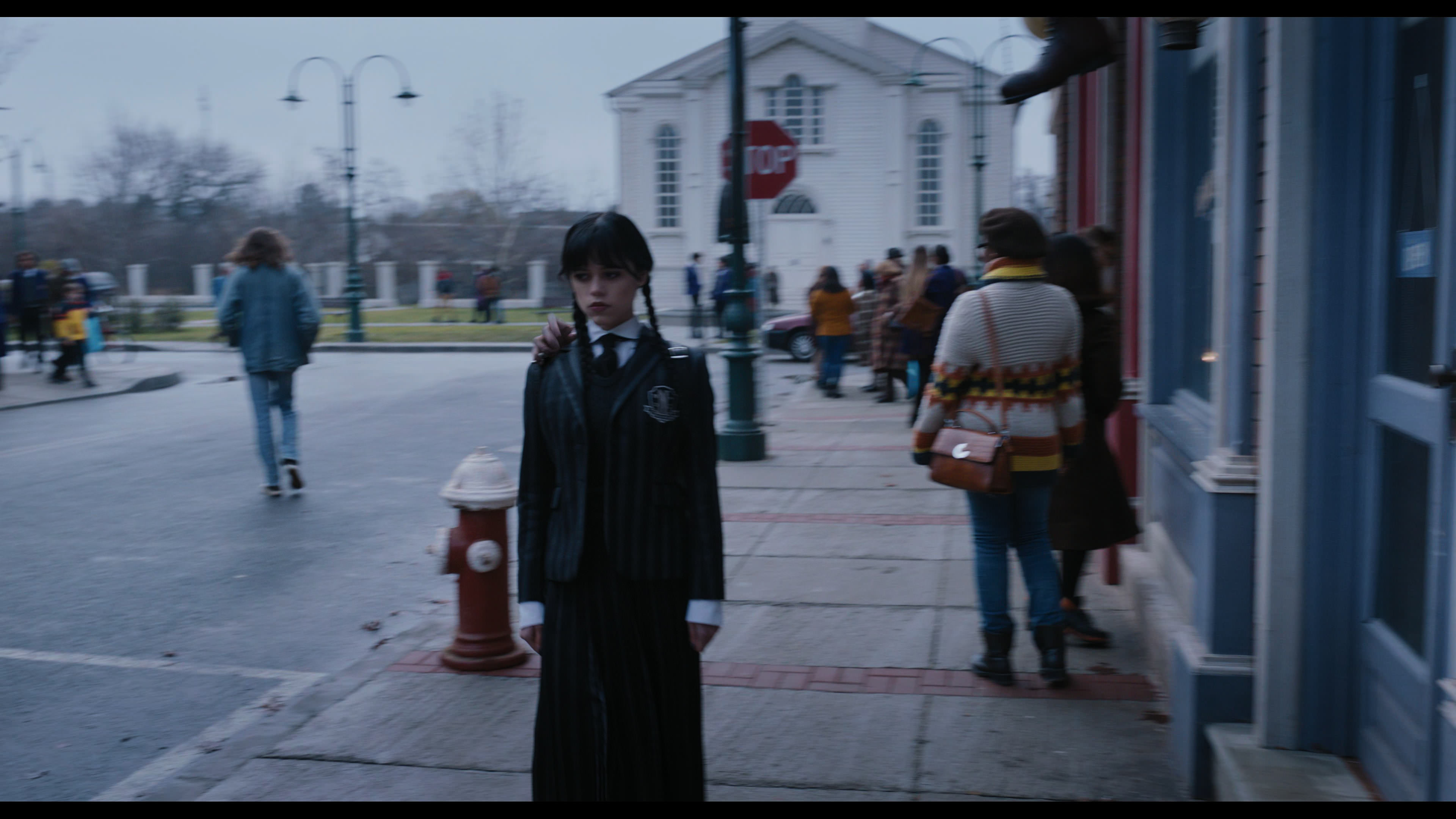 Wednesday S01E04 “Woe What a Night” movie still 1564
