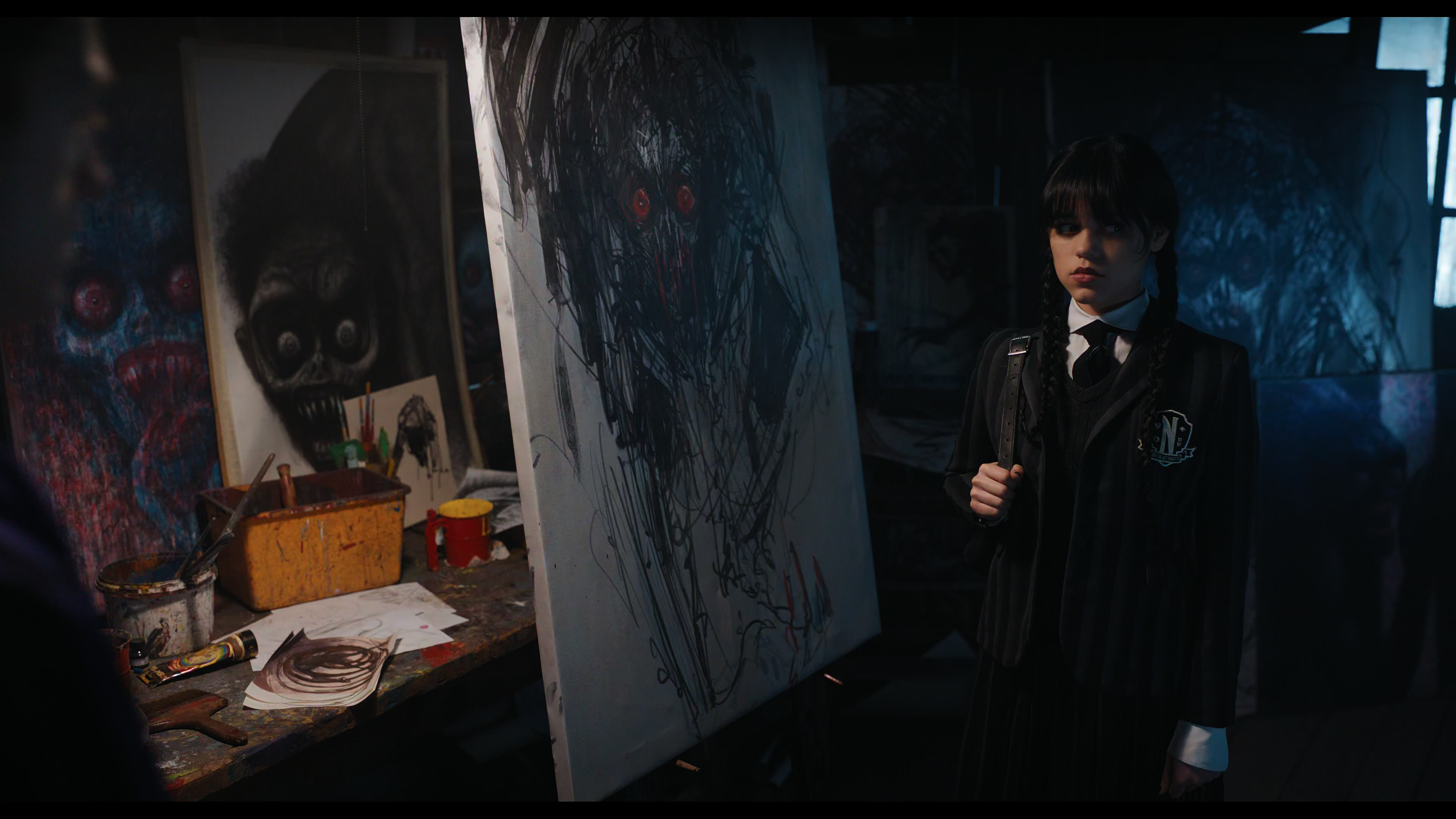 Wednesday S01E04 “Woe What a Night” screencap 2841