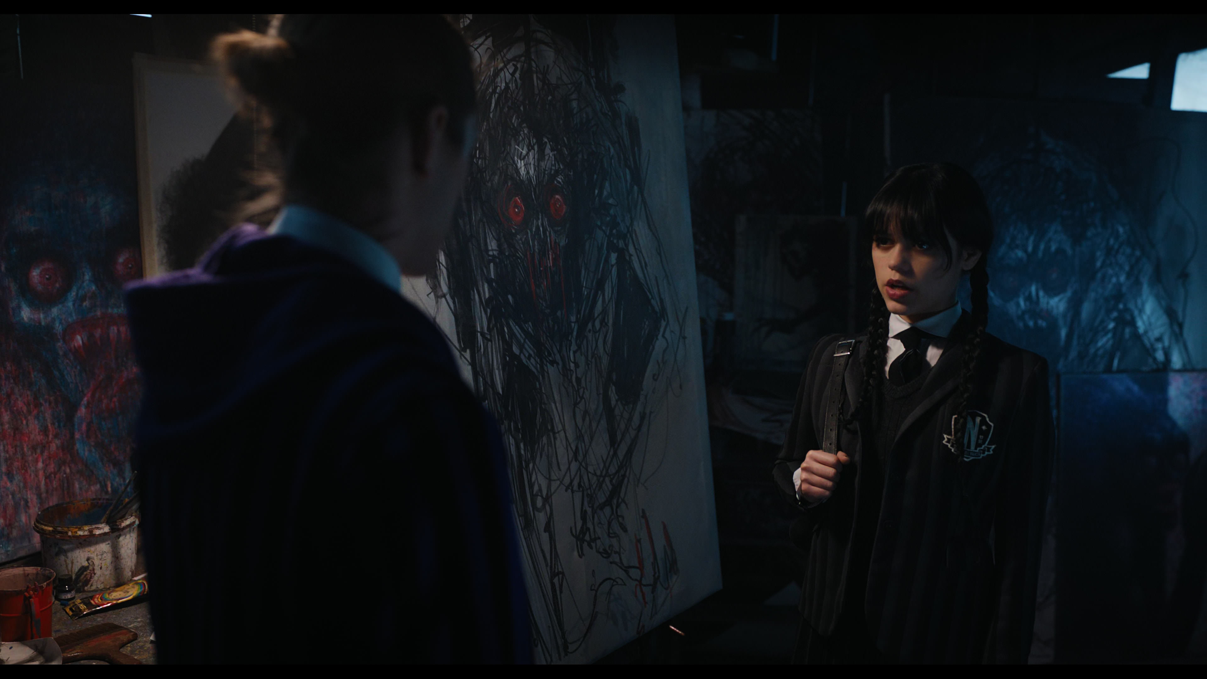 Wednesday S01E04 “Woe What a Night” screencap 2931