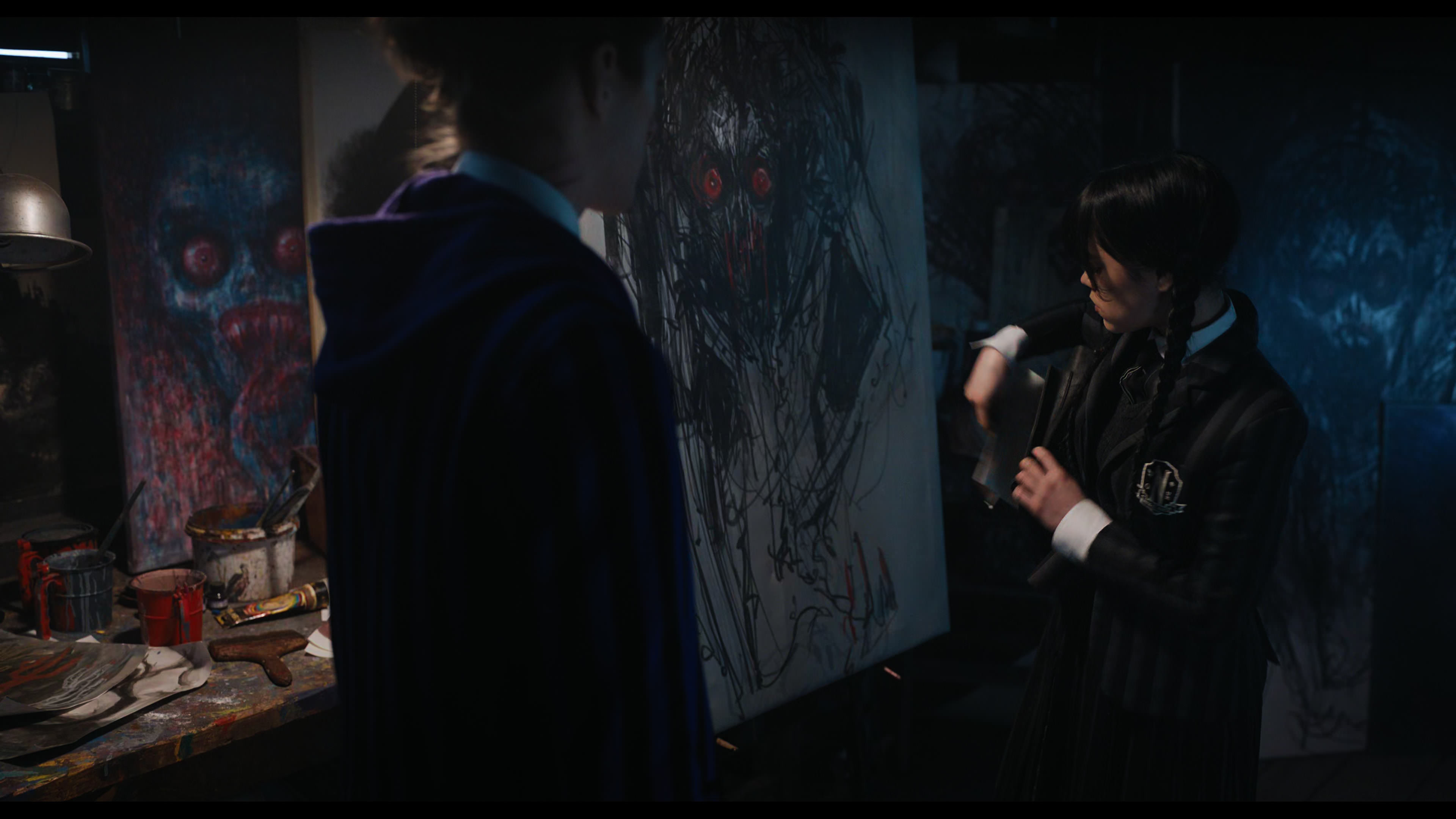 Wednesday S01E04 “Woe What a Night” movie still 2950