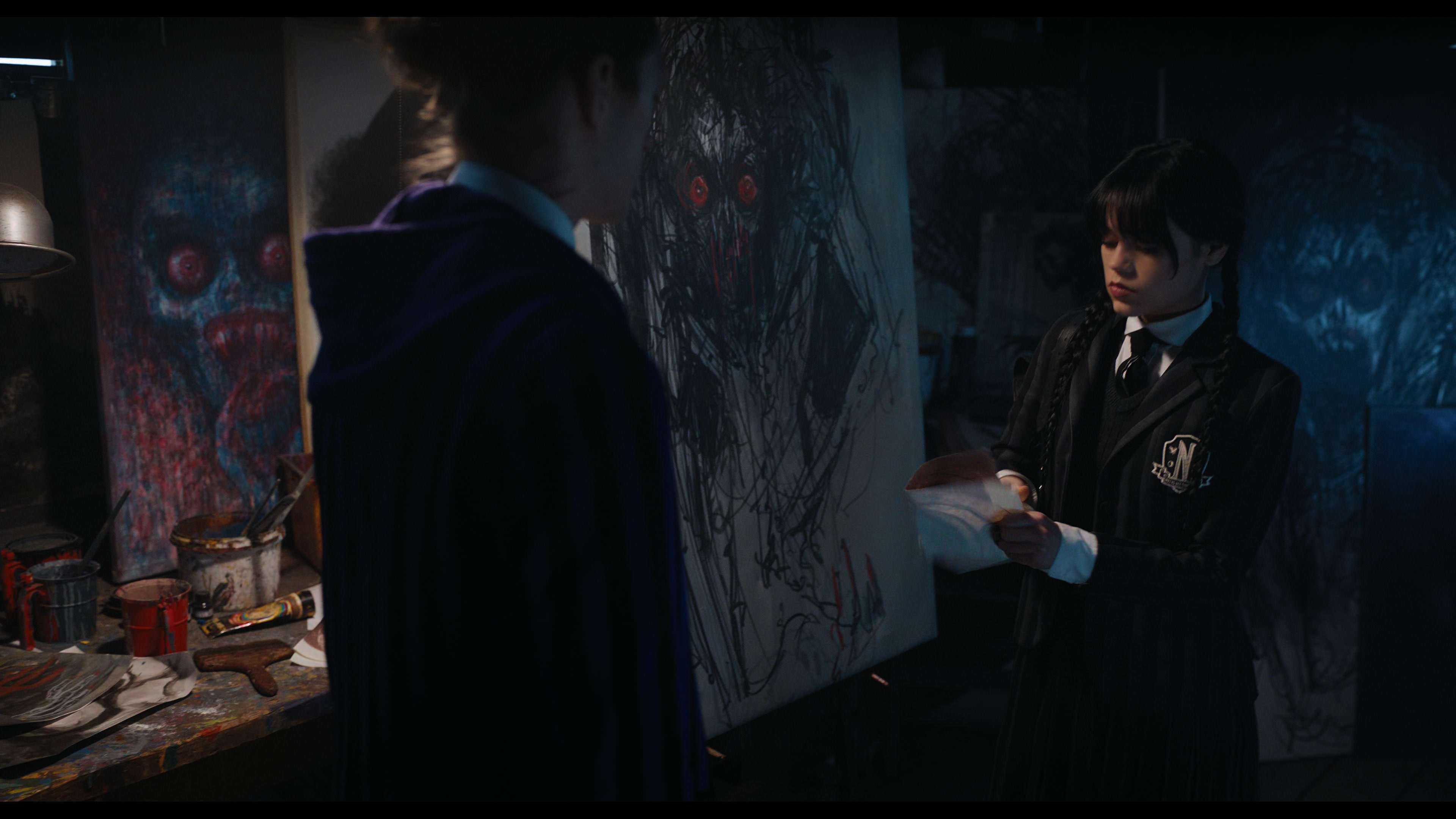 Wednesday S01E04 “Woe What a Night” movie still 2953