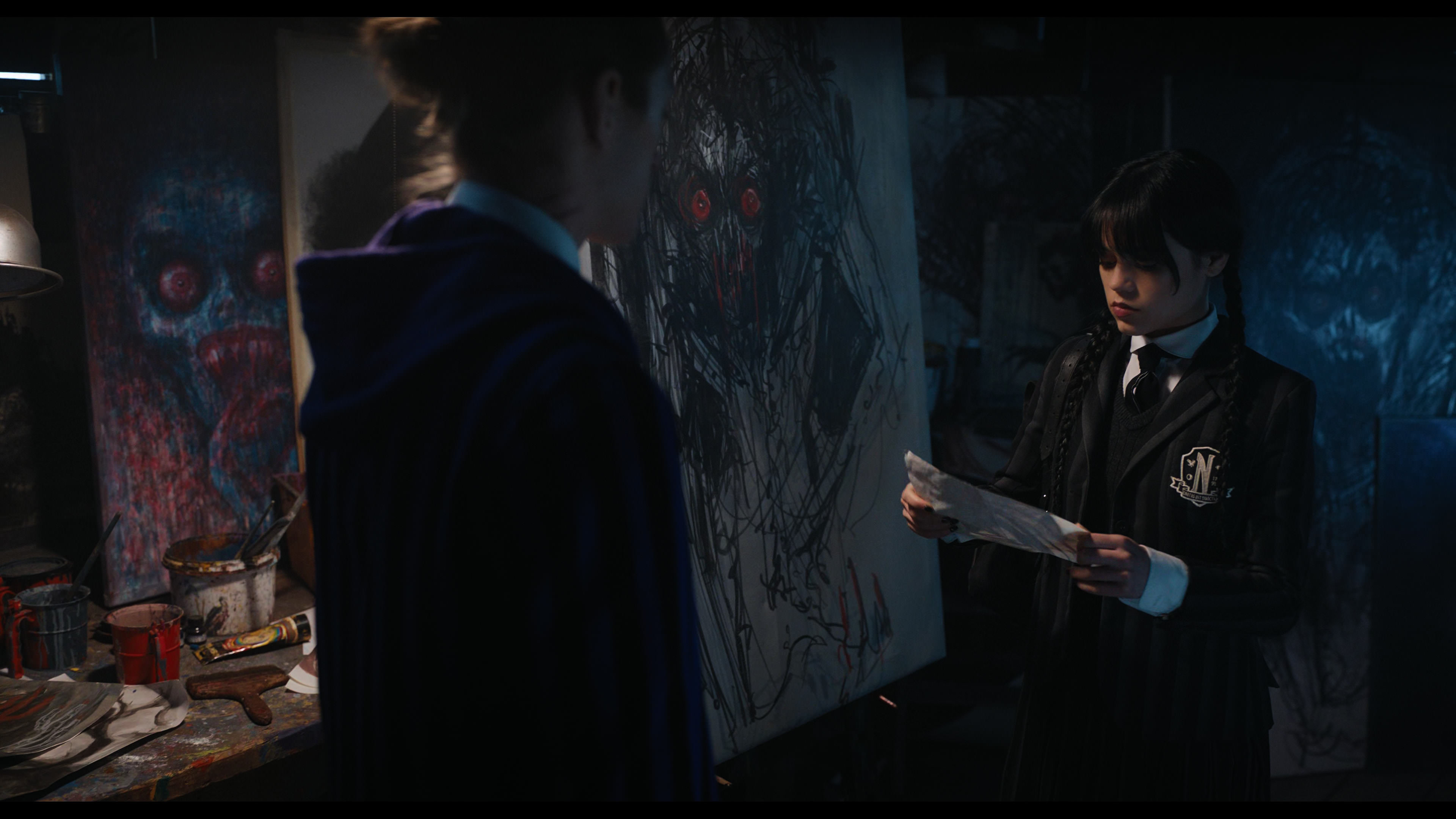 Wednesday S01E04 “Woe What a Night” screencap 2955