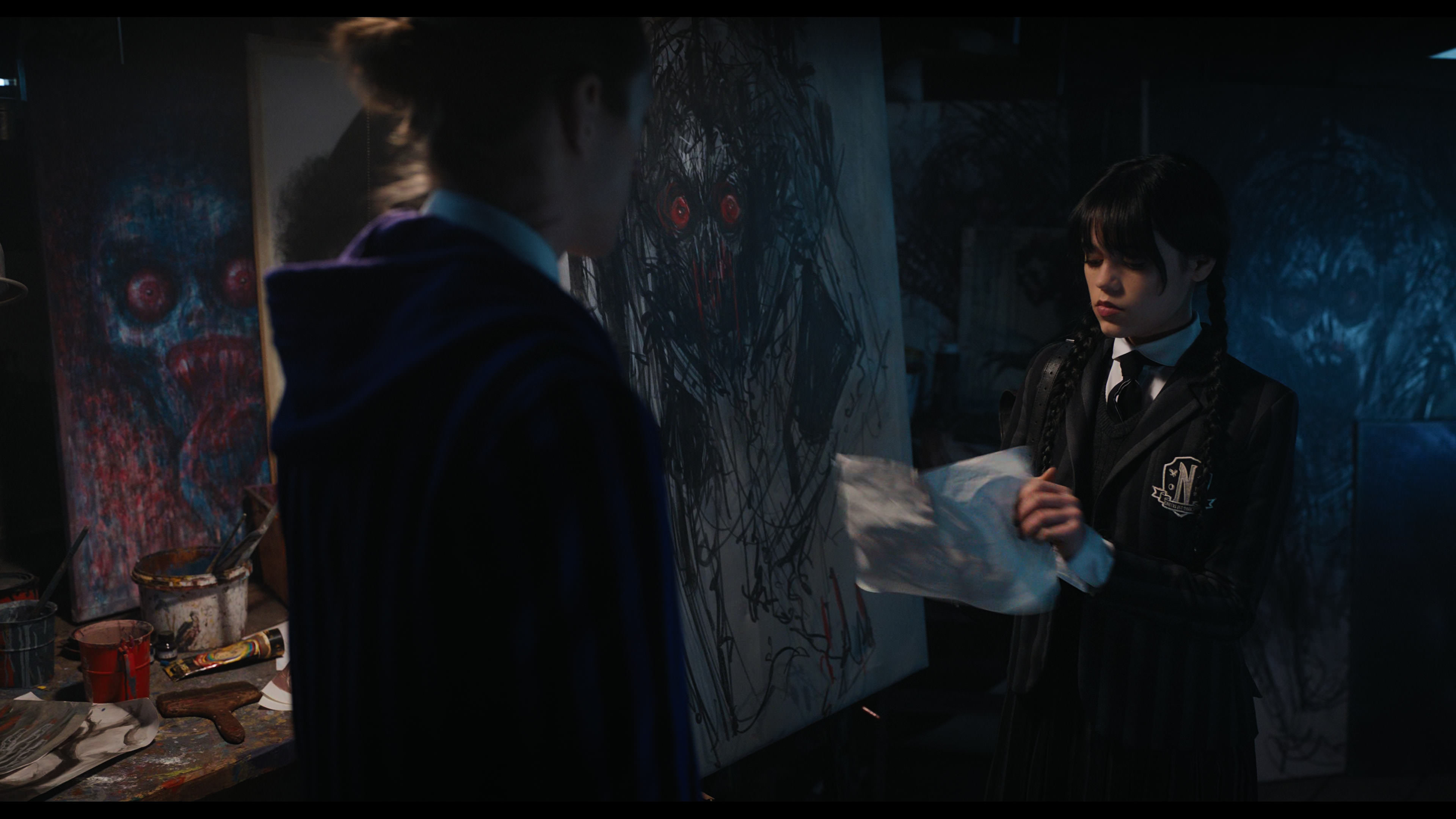 Wednesday S01E04 “Woe What a Night” movie still 2956