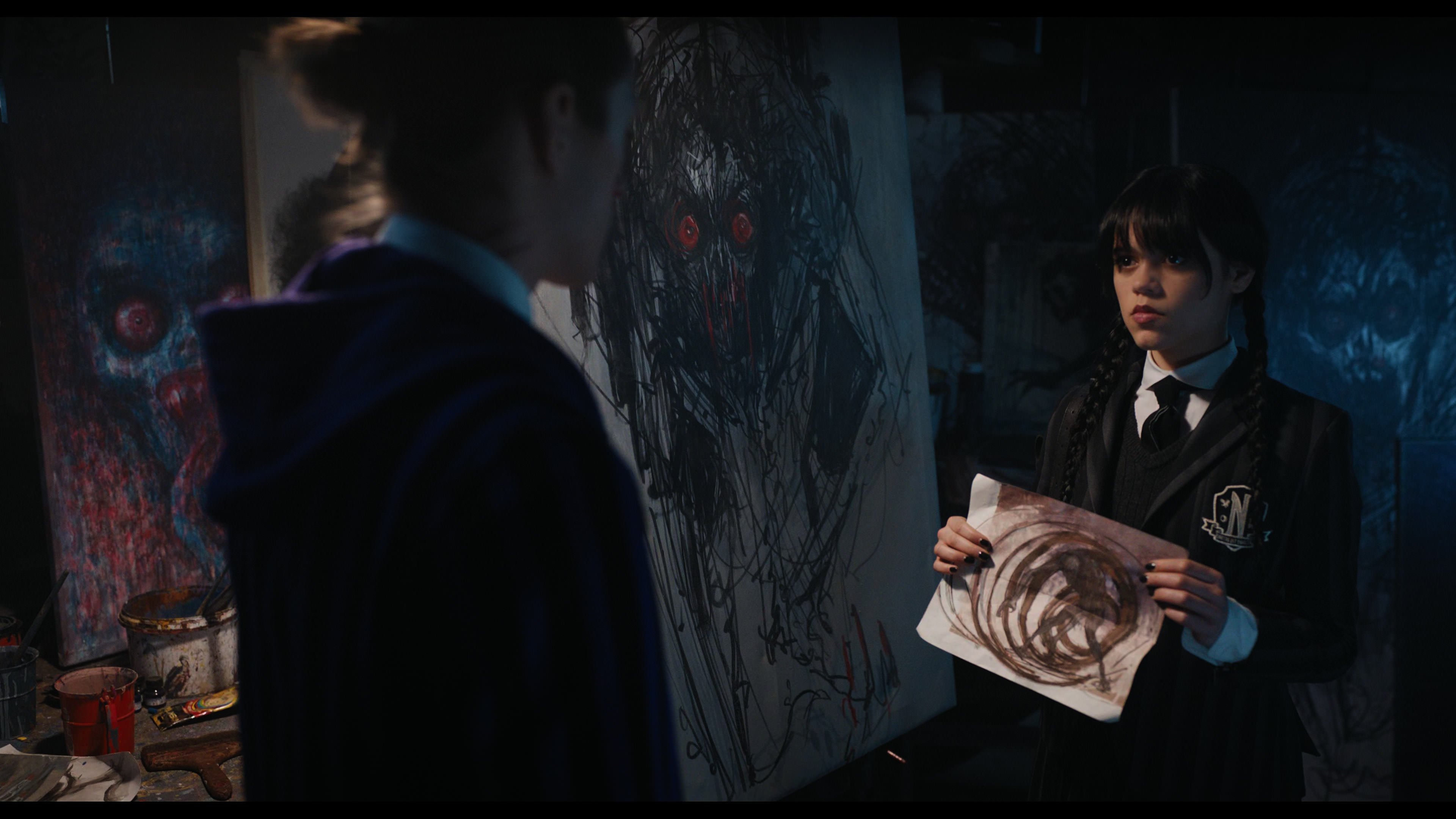Wednesday S01E04 “Woe What a Night” movie still 2959