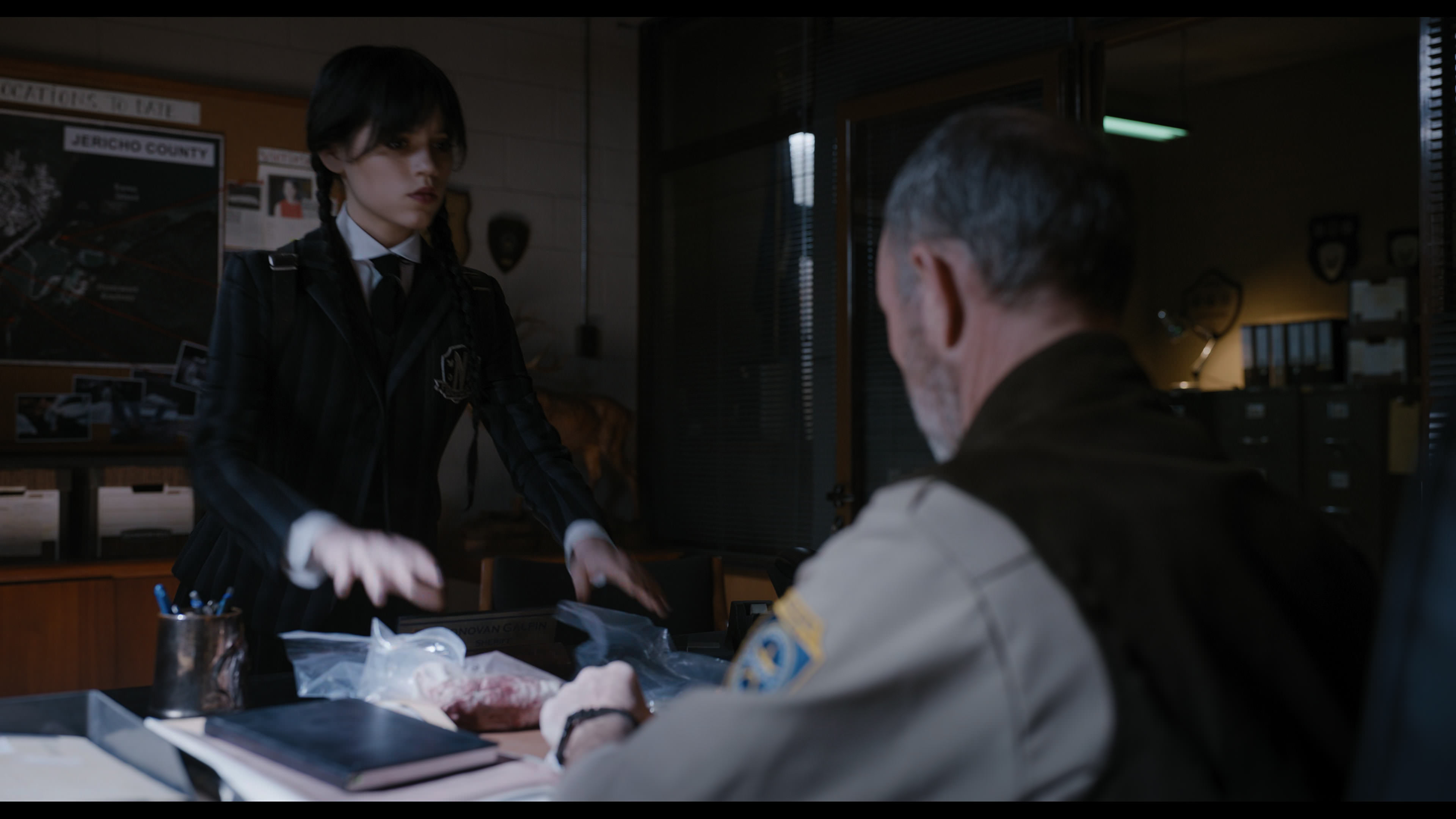 Wednesday S01E04 “Woe What a Night” movie still 3112