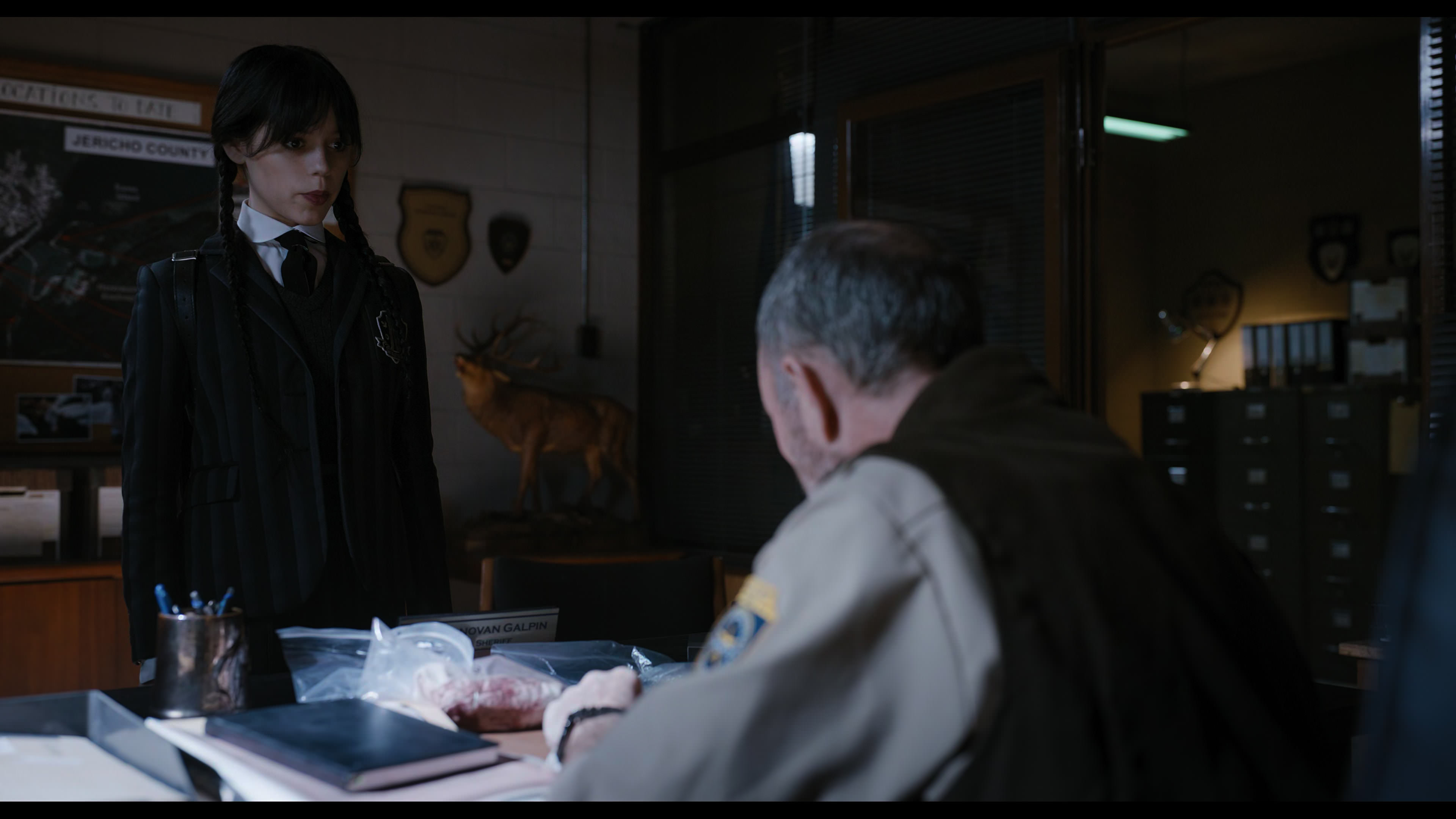 Wednesday S01E04 “Woe What a Night” movie still 3121